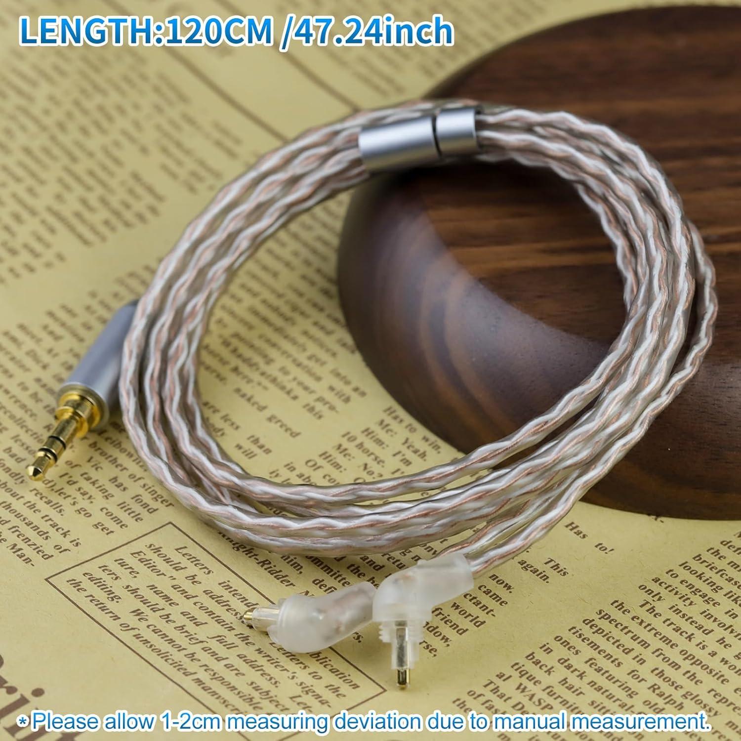 Cable de Reemplazo Mejorado OKCSC EXK 2.5MM para Auriculares Sony 1.2M