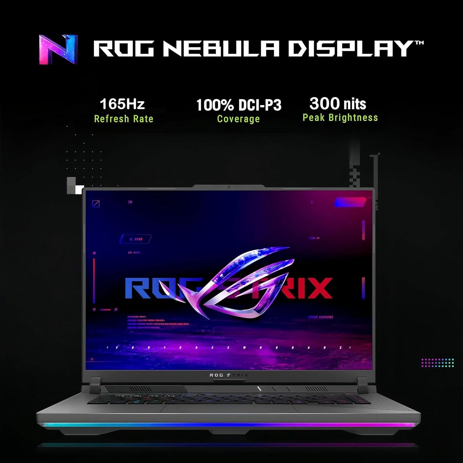 Laptop para Juegos ASUS ROG Strix G16 - Ryzen 9, 32GB RAM, 1TB SSD
