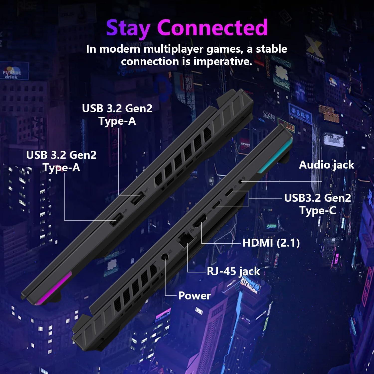 Laptop para Juegos ASUS ROG Strix G16 - Ryzen 9, 32GB RAM, 1TB SSD