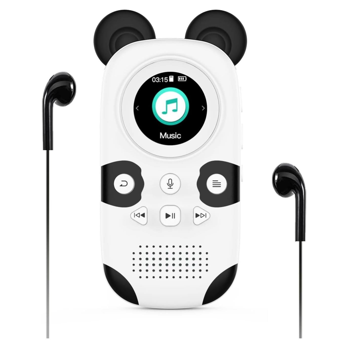 Reproductor MP3 RUIZU X31 64GB Infantil Panda Bluetooth 5.3