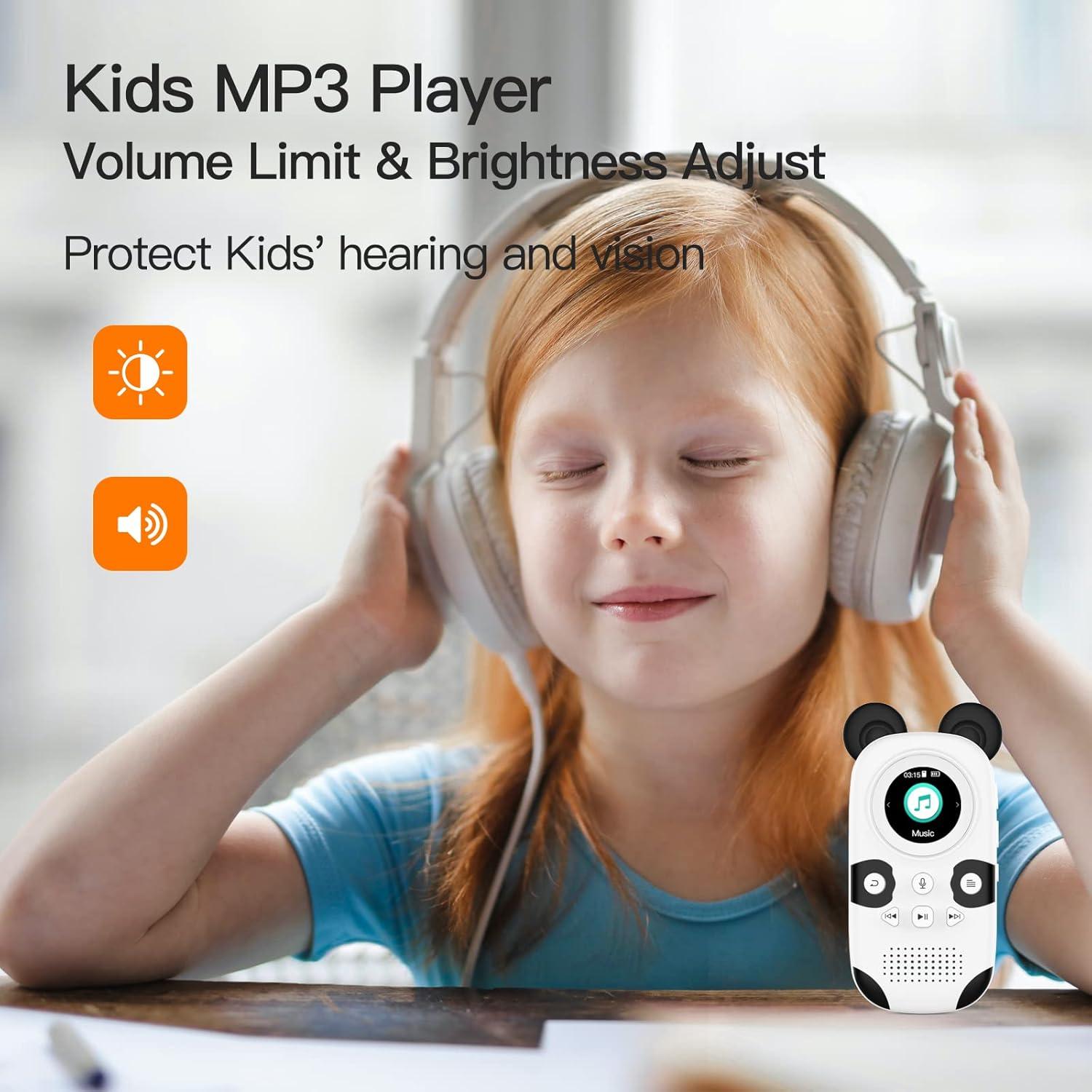 Reproductor MP3 RUIZU X31 64GB Infantil Panda Bluetooth 5.3