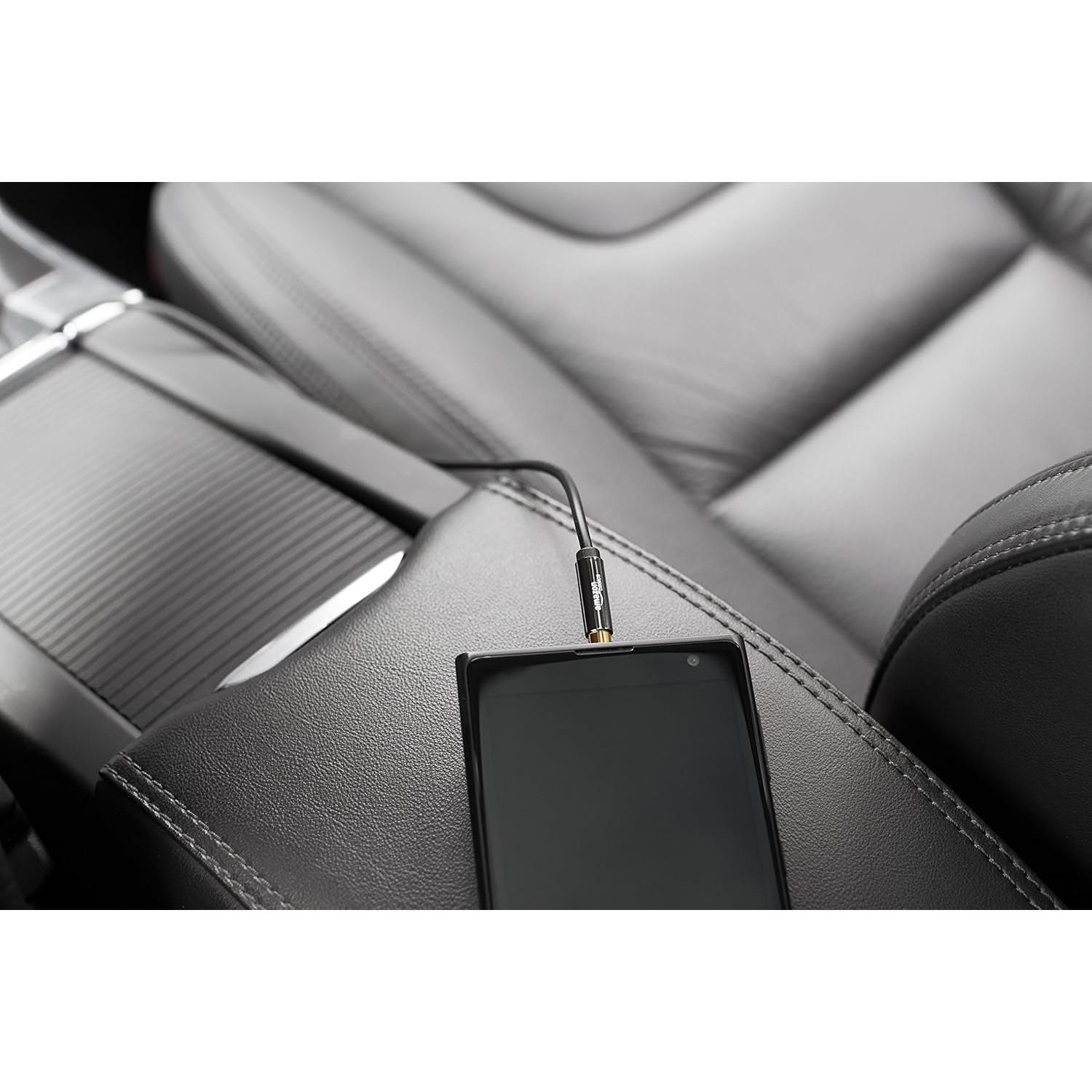 Cable de Audio Estéreo 3.5mm Amazon Basics 2.4m Negro