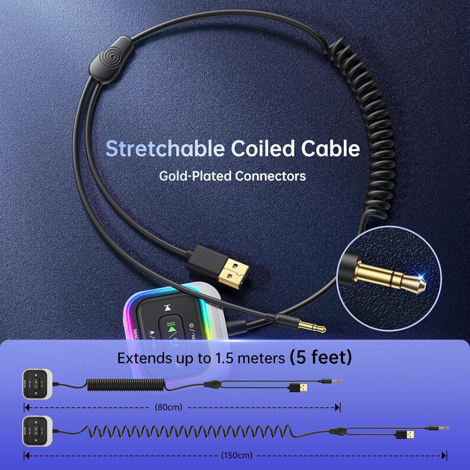 Receptor Bluetooth 5.4 SYNCWIRE con Cancelación de Ruido
