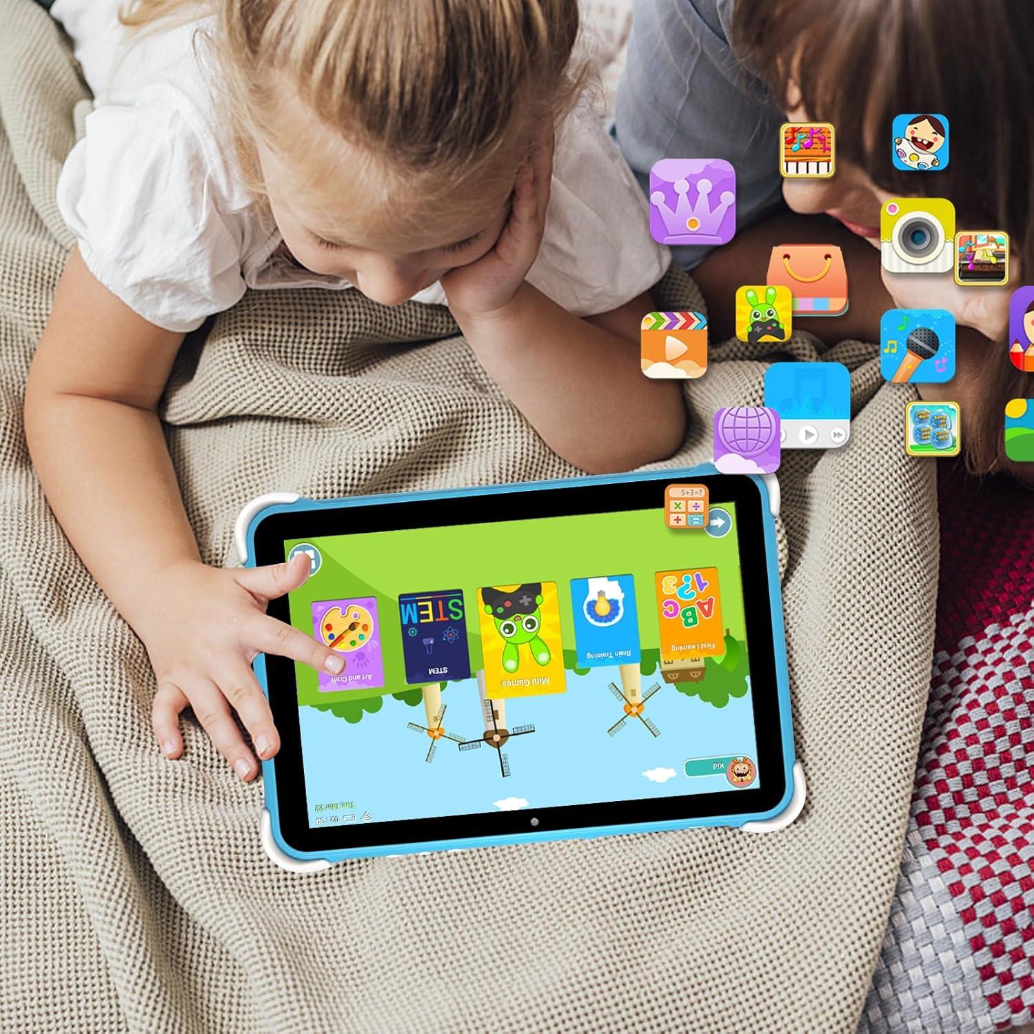 Tableta para Niños Moonka 10.1" Android 14 3GB 64GB HD