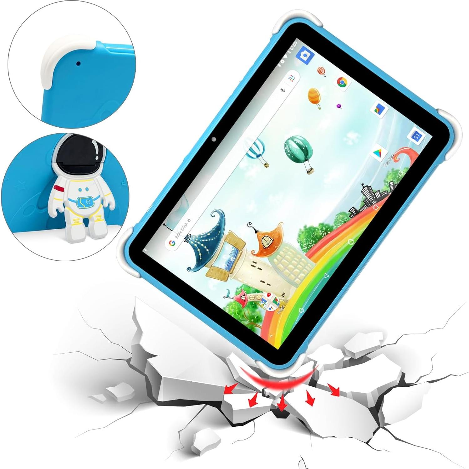 Tableta para Niños Moonka 10.1" Android 14 3GB 64GB HD