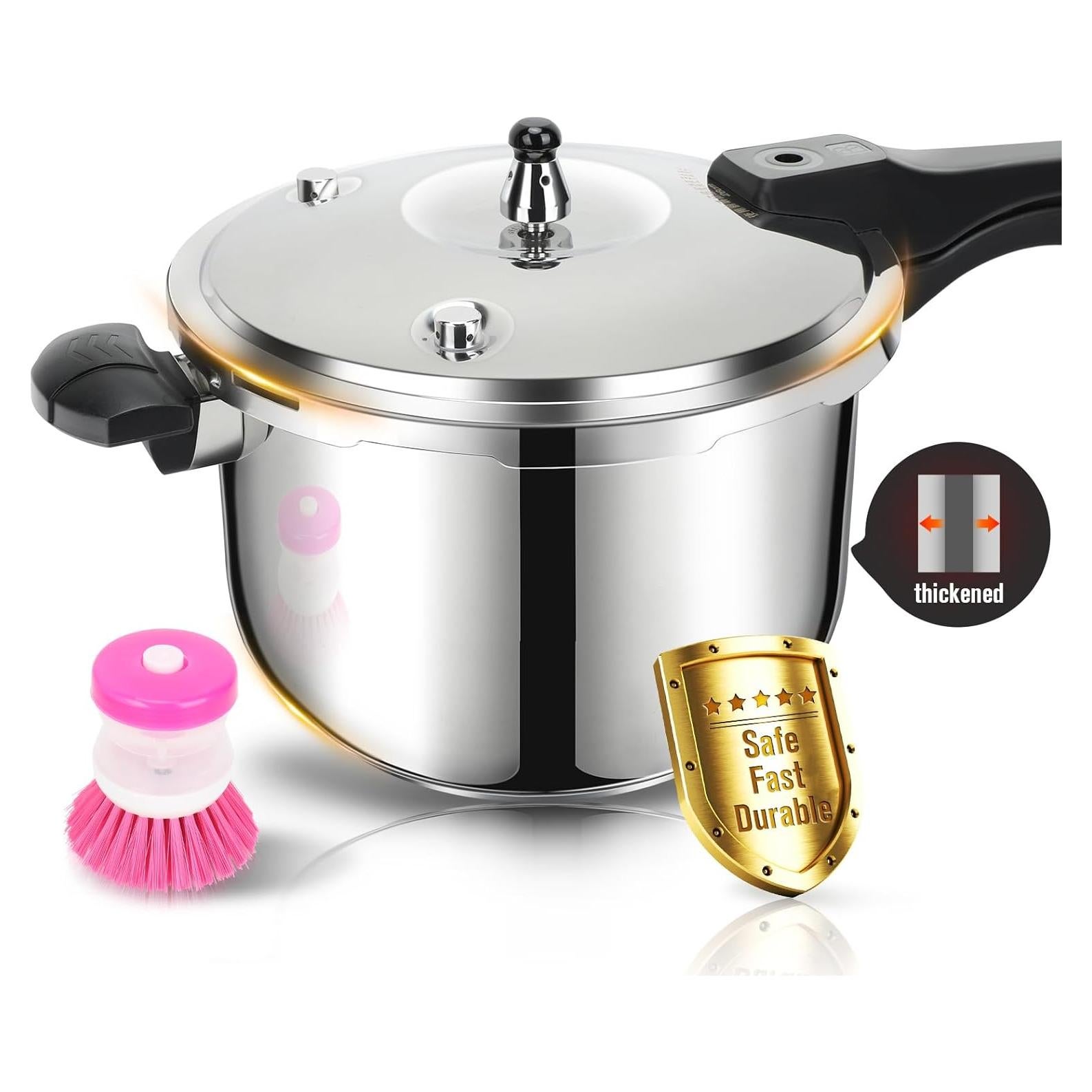 Olla a presión Peterboo 4.0L acero inoxidable inducción