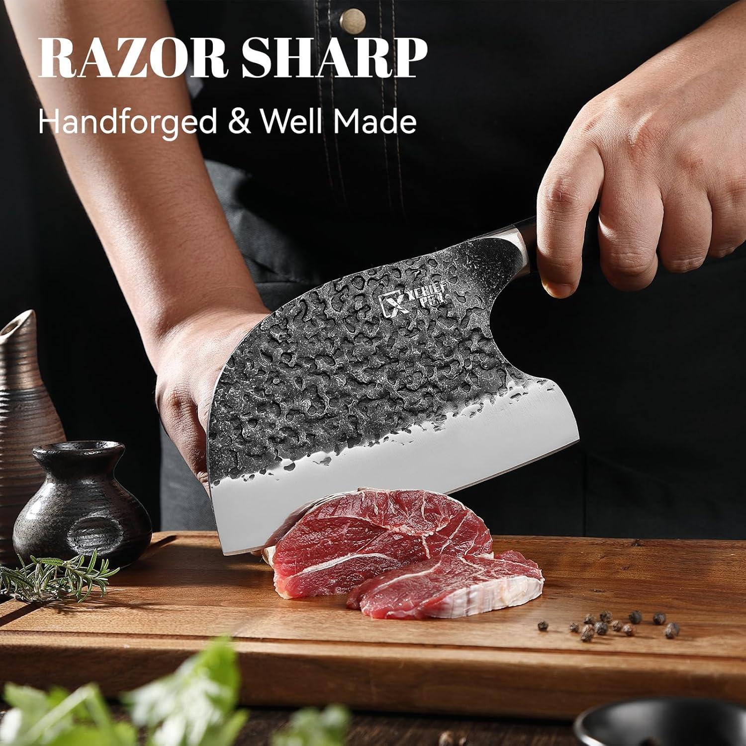 Juego de cuchillos de cocina 9 piezas XCHIEF PRO con bloque