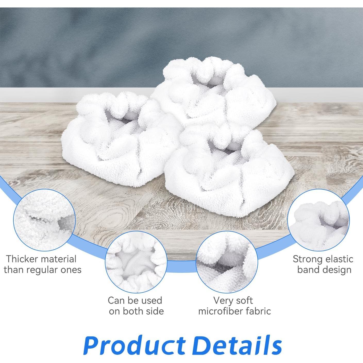 Paños de Vapor de Mano BeiLan - 12 Paquetes Reutilizables