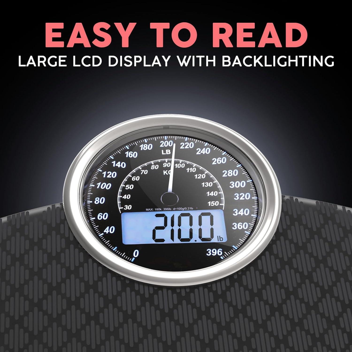 Báscula Híbrida Adamson Digital y Analógica hasta 180kg