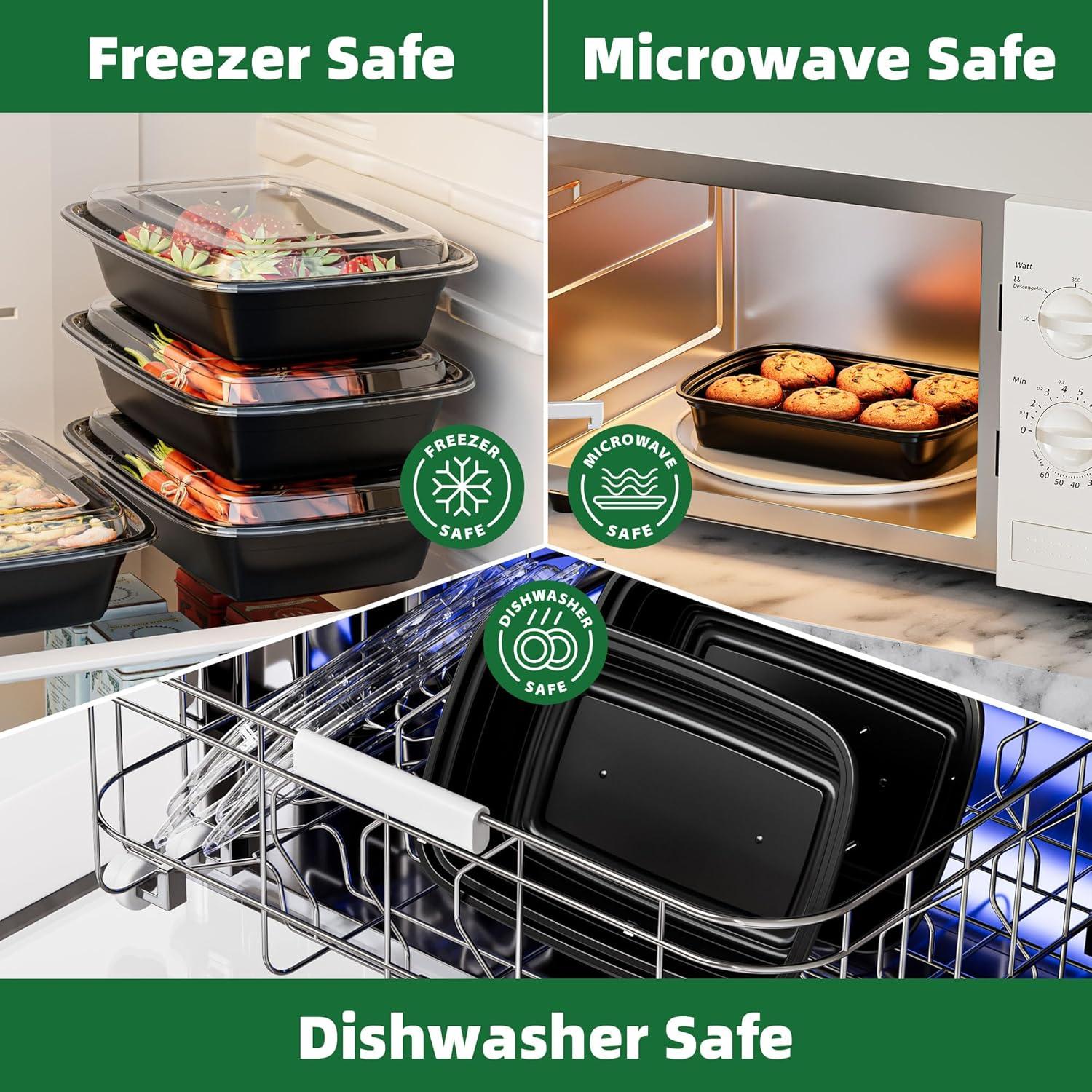 Contenedores de Comida Desechables APSIC 12oz 50 Piezas