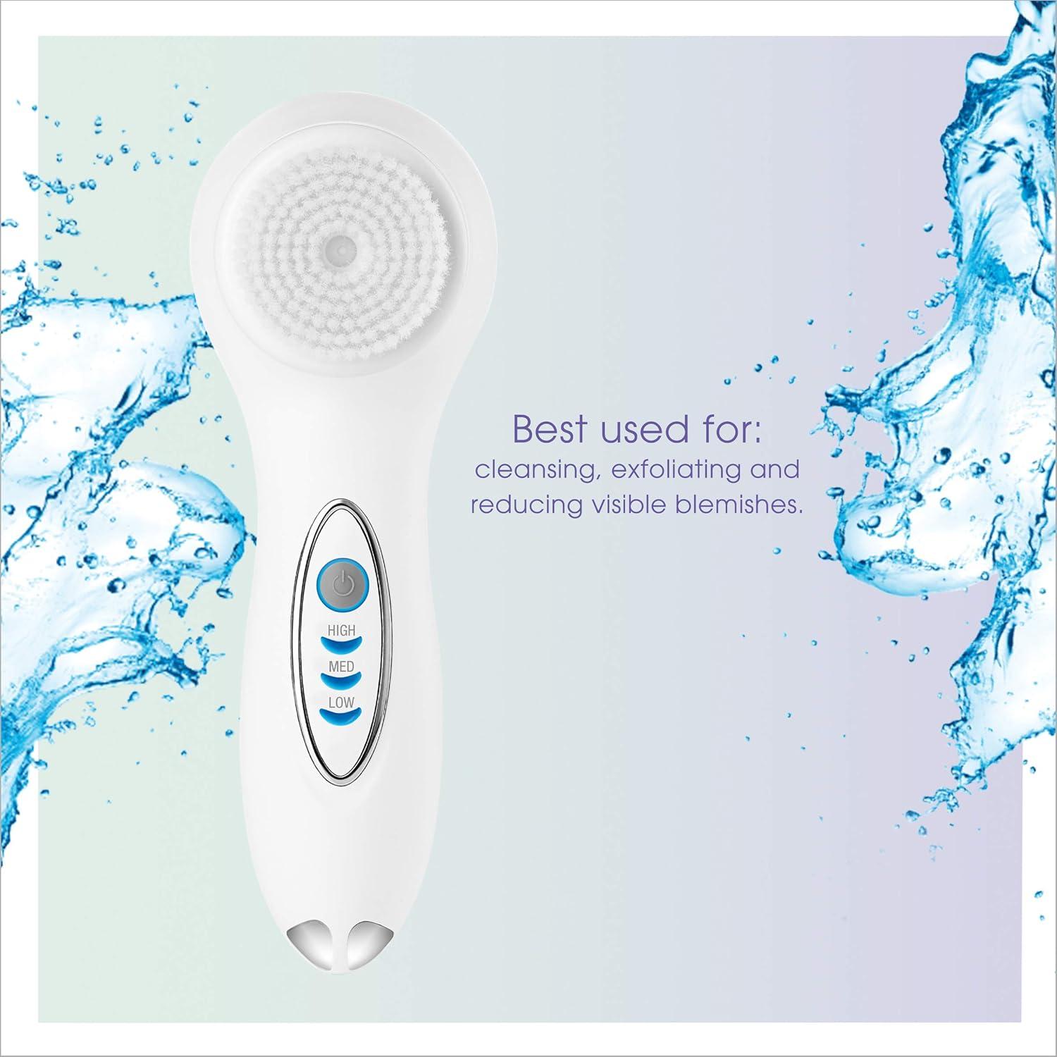 Cepillo Facial Sónico Conair True Glow Impermeable Recargable