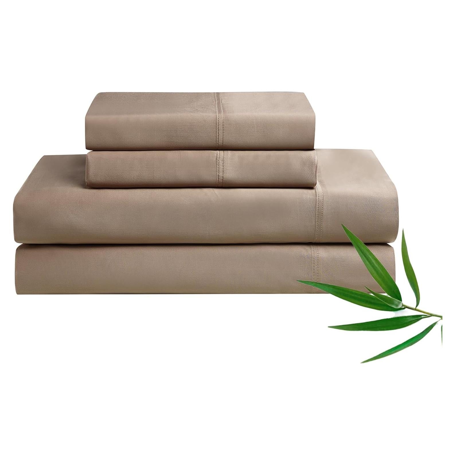 Conjunto de Sábanas Cooling YnM Individual 100% Rayón Bambú 3 Piezas