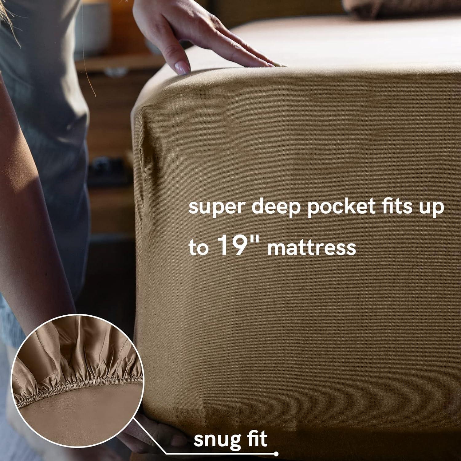 Conjunto de Sábanas Cooling YnM Individual 100% Rayón Bambú 3 Piezas