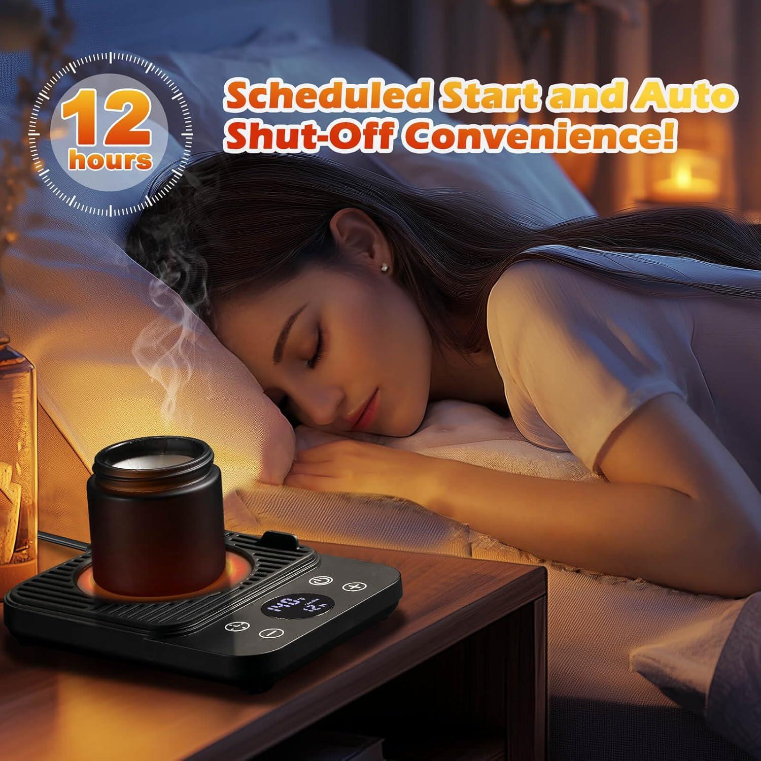 Calentador de Tazas Vyranexa 36W Negro con Temporizador 1-12h