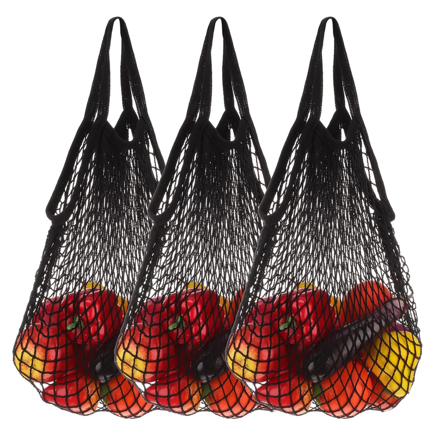 Bolsas de Almacenamiento de Malla Reutilizables uxcell - 3 Piezas