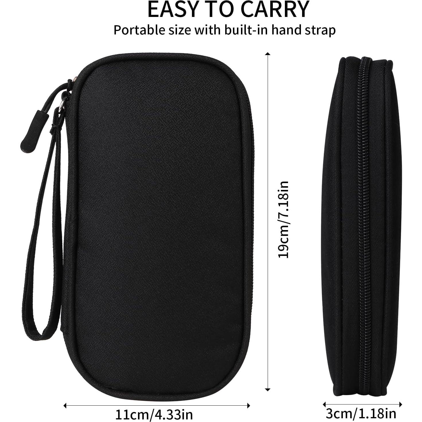 Organizador de Cables KINMINGZHU Negro 18.24x11cm