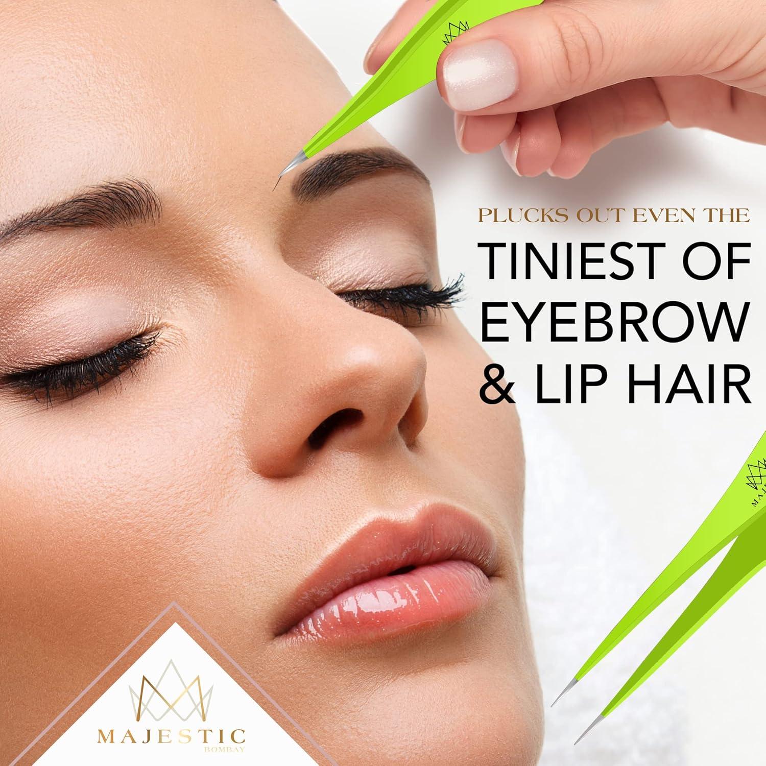 Pinzas de Punta Fina Majestic Bombay - Precisión y Durabilidad