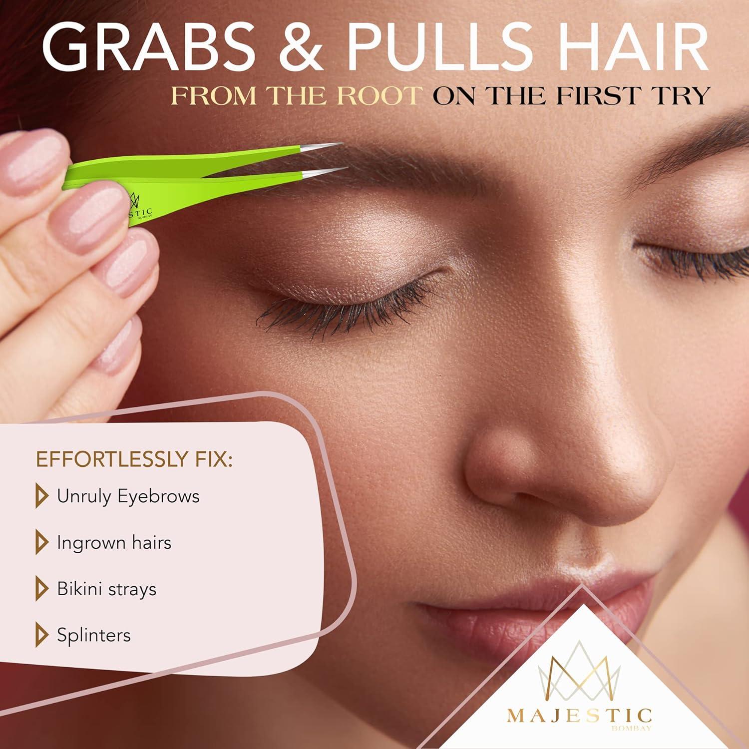 Pinzas de Punta Fina Majestic Bombay - Precisión y Durabilidad