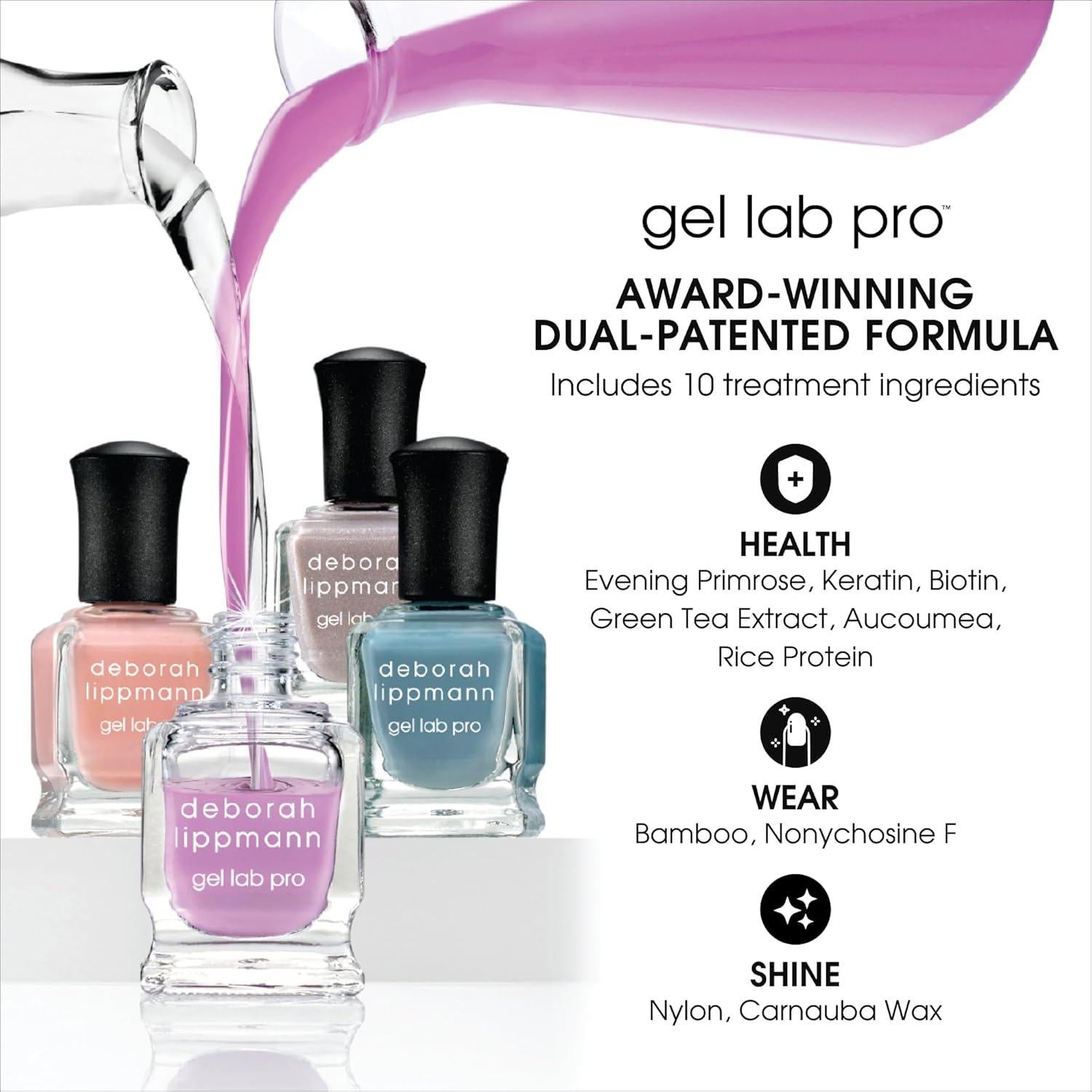 Esmalte de Uñas Gel Lab Pro Deborah Lippmann 6 Piezas Vegano