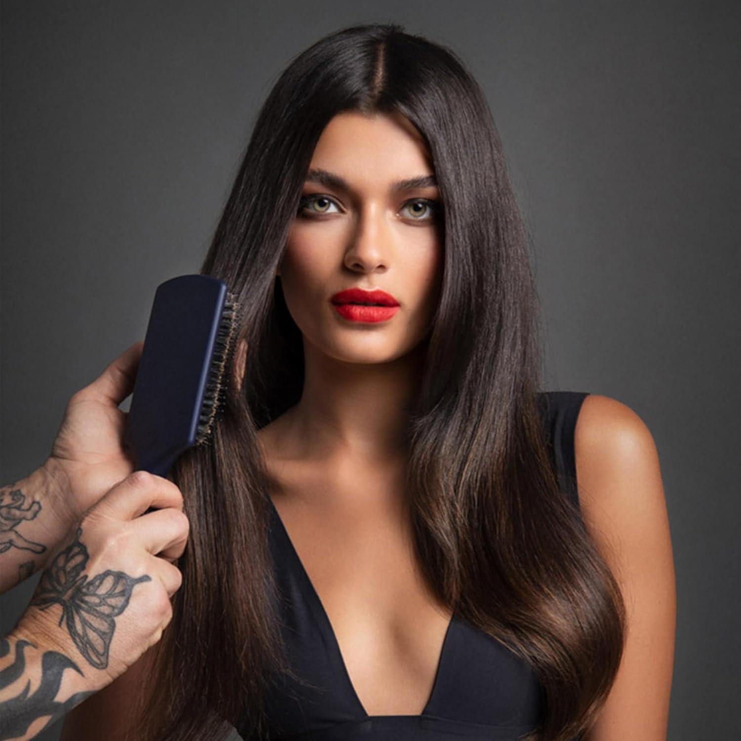 Cepillo Paddle de Cerda de Jabalí Fromm Intuition Glosser Azul