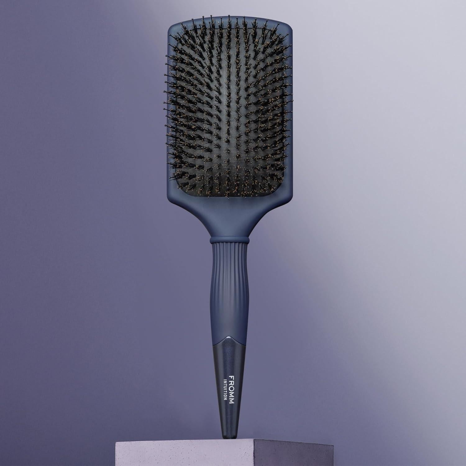 Cepillo Paddle de Cerda de Jabalí Fromm Intuition Glosser Azul