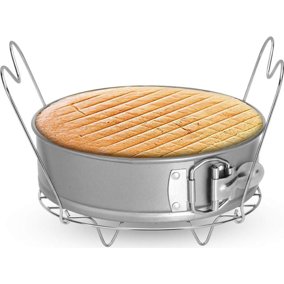 Rejilla de Vapor Createy 15.24 cm Acero Inoxidable para Olla a Presión