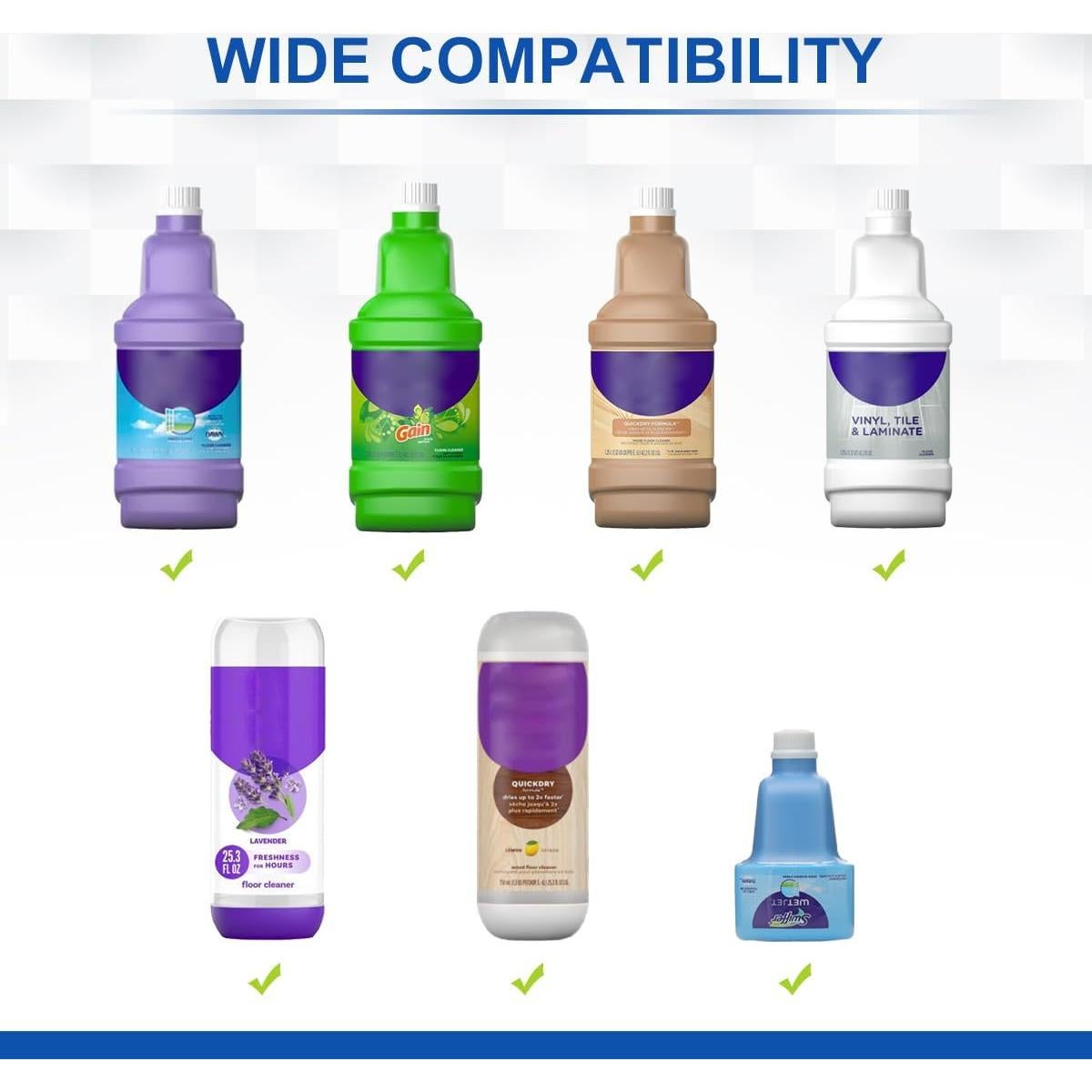 Junta de Silicona LANMU para Botellas Swiffer Wet Jet - Paquete de 10