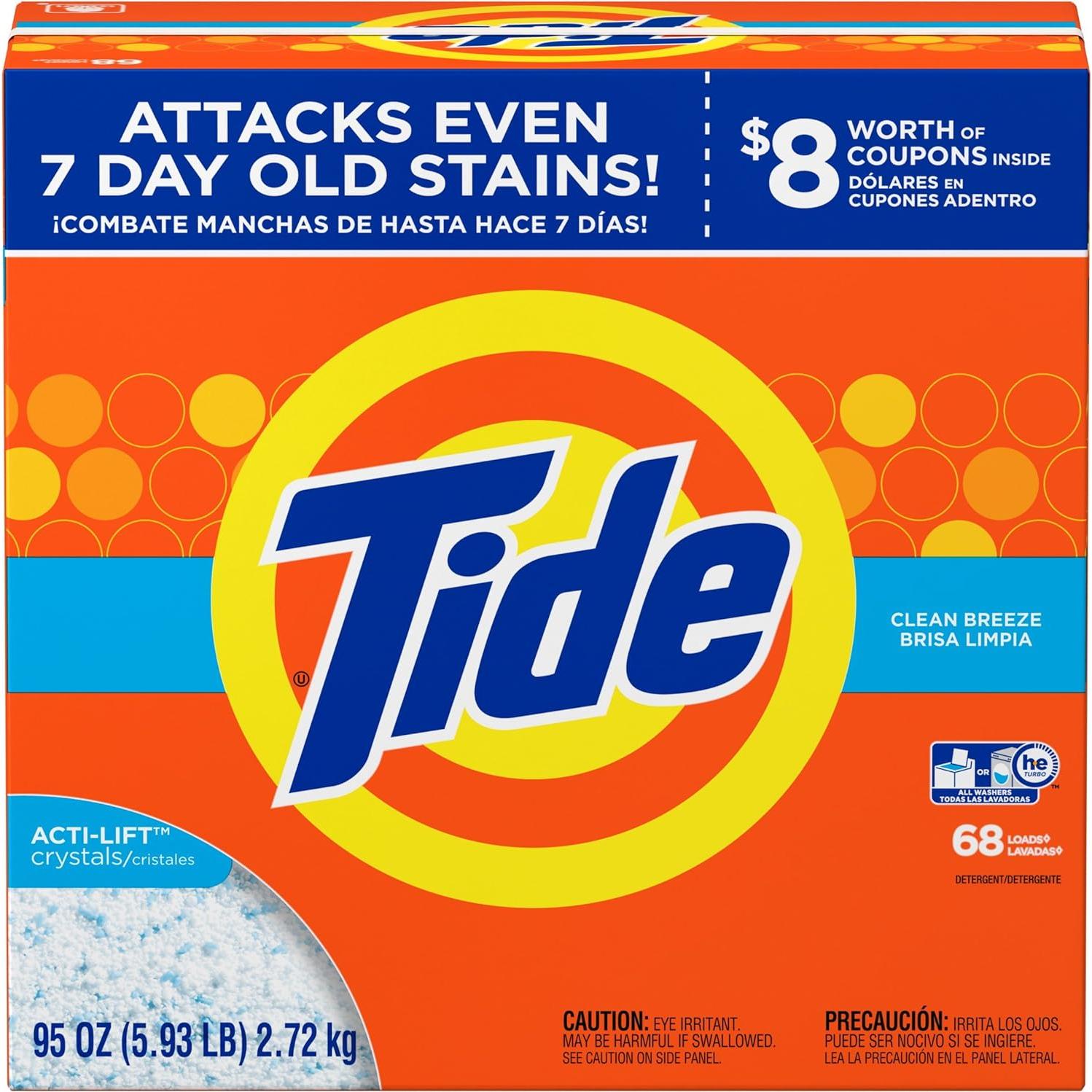 Detergente en polvo Tide Clean Breeze HE Turbo 269.5 g