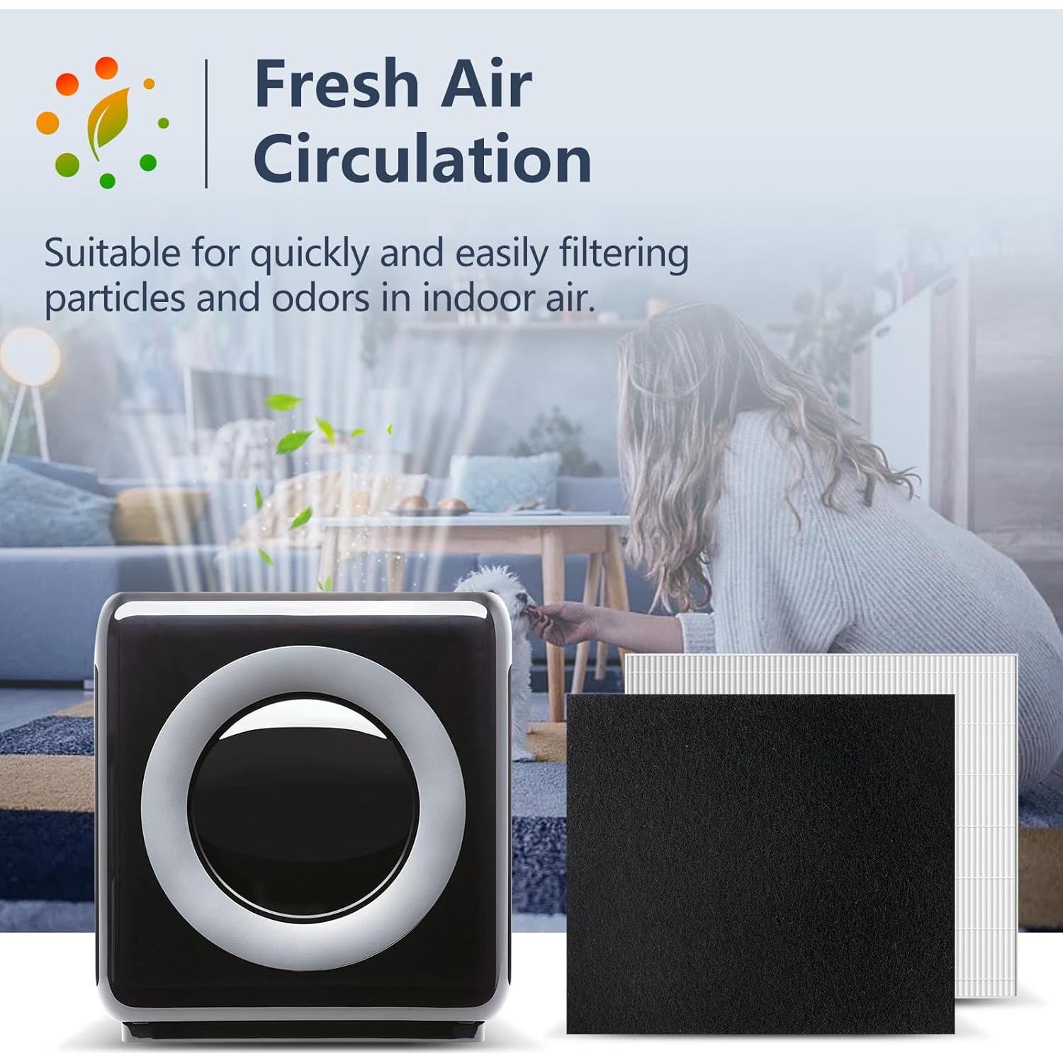 Filtro de Reemplazo HEPA y Carbón Midiex AP-1512HH - 2 Unidades