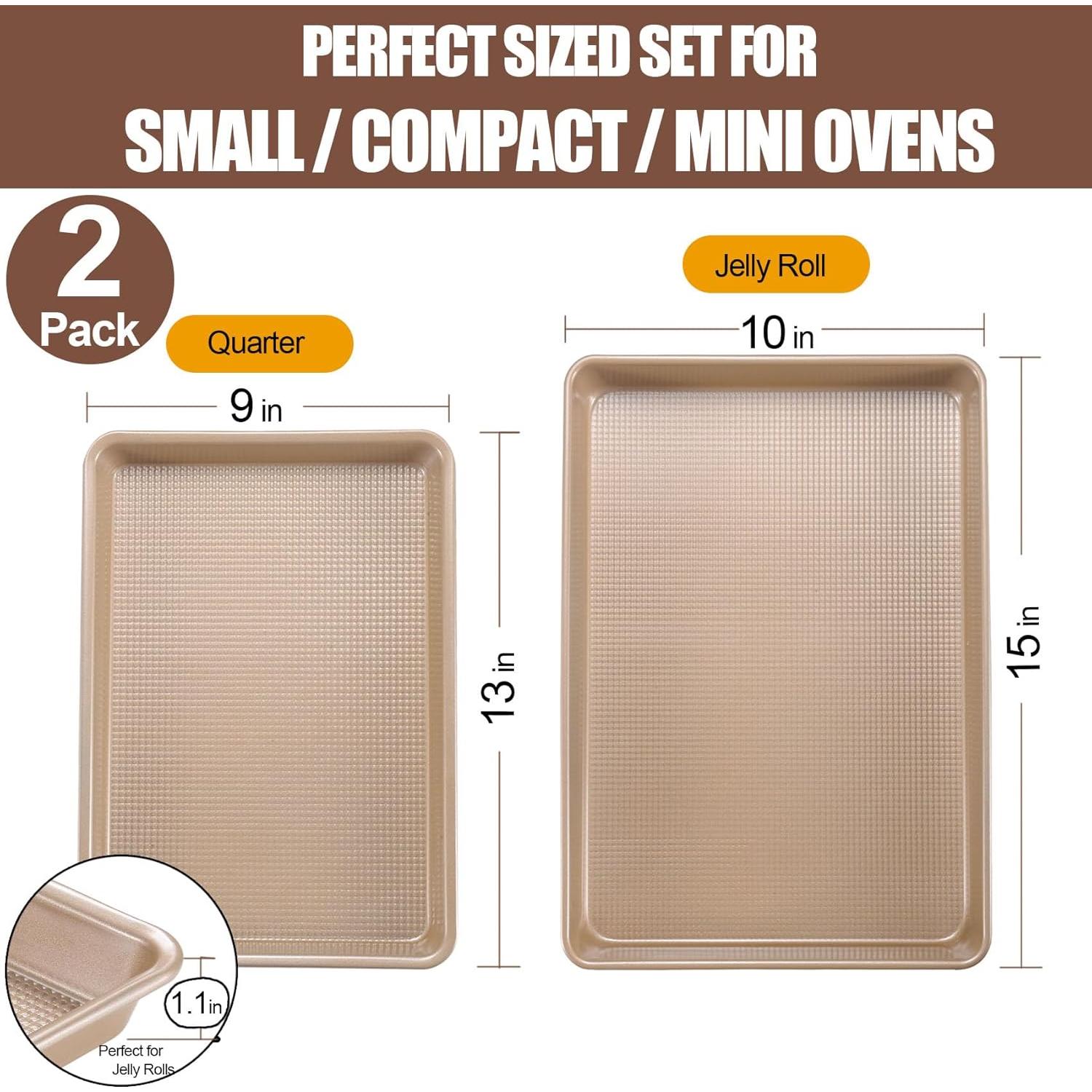 Juego de Bandejas para Hornear Antiadherentes JOHO 2 Piezas
