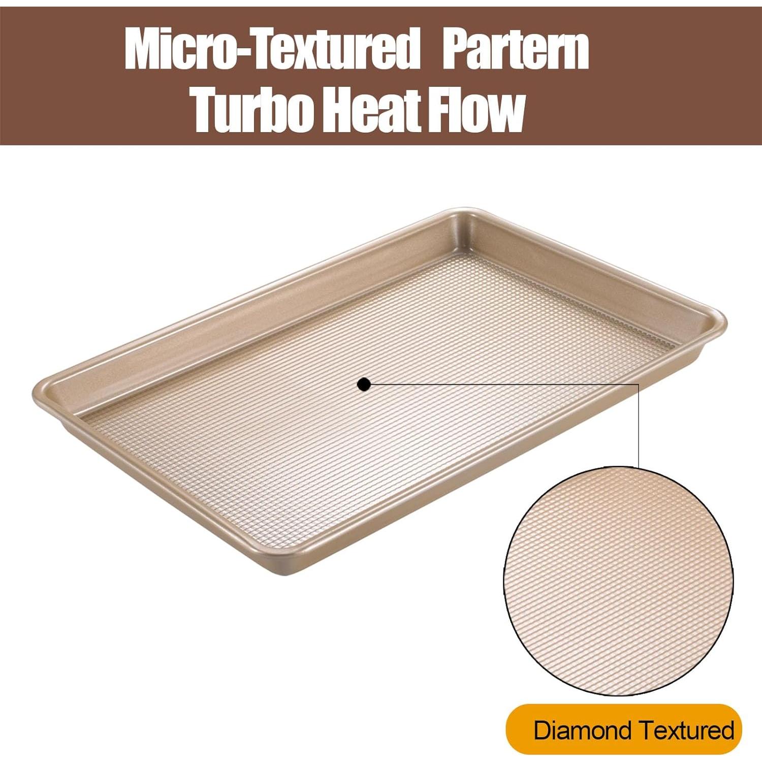 Juego de Bandejas para Hornear Antiadherentes JOHO 2 Piezas