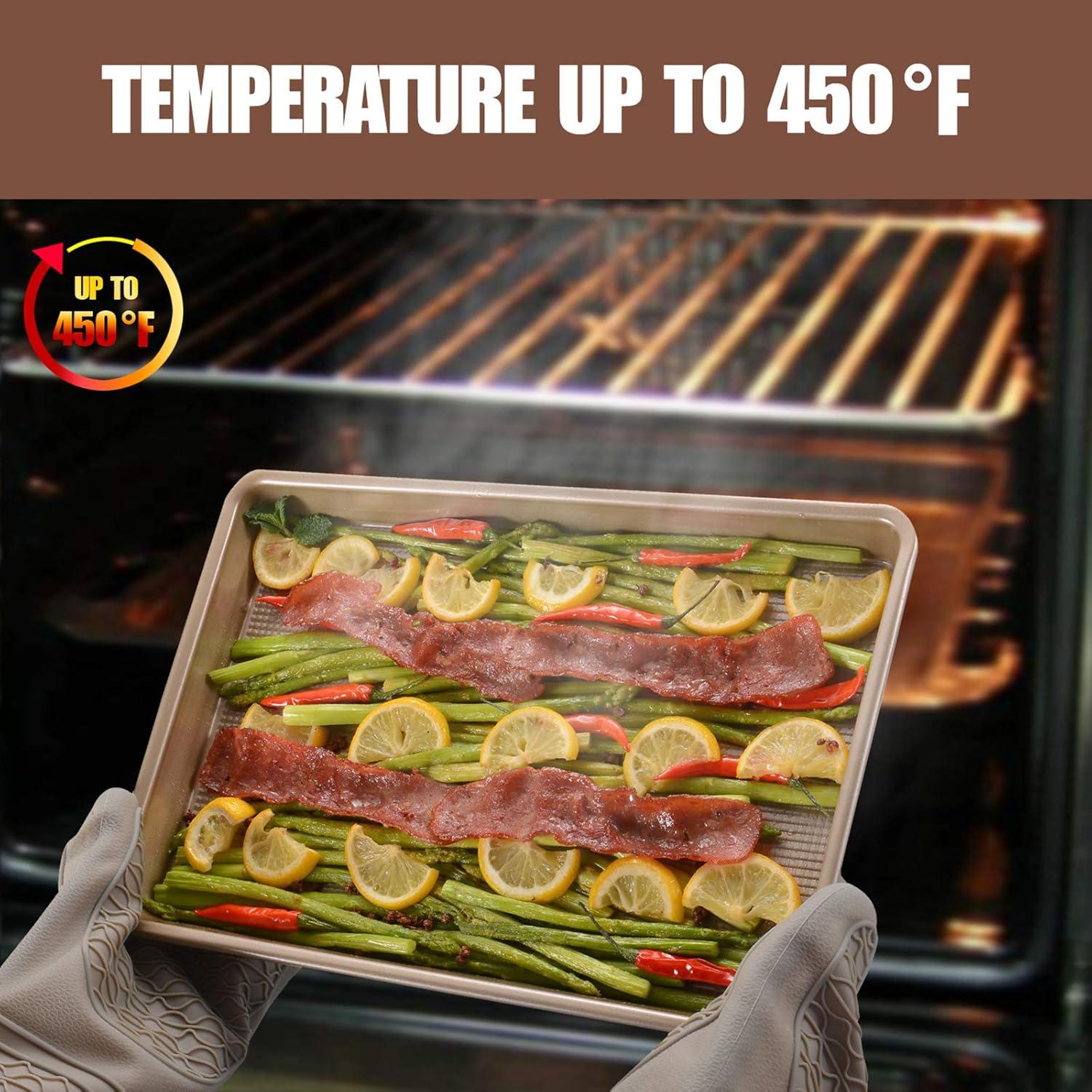 Juego de Bandejas para Hornear Antiadherentes JOHO 2 Piezas