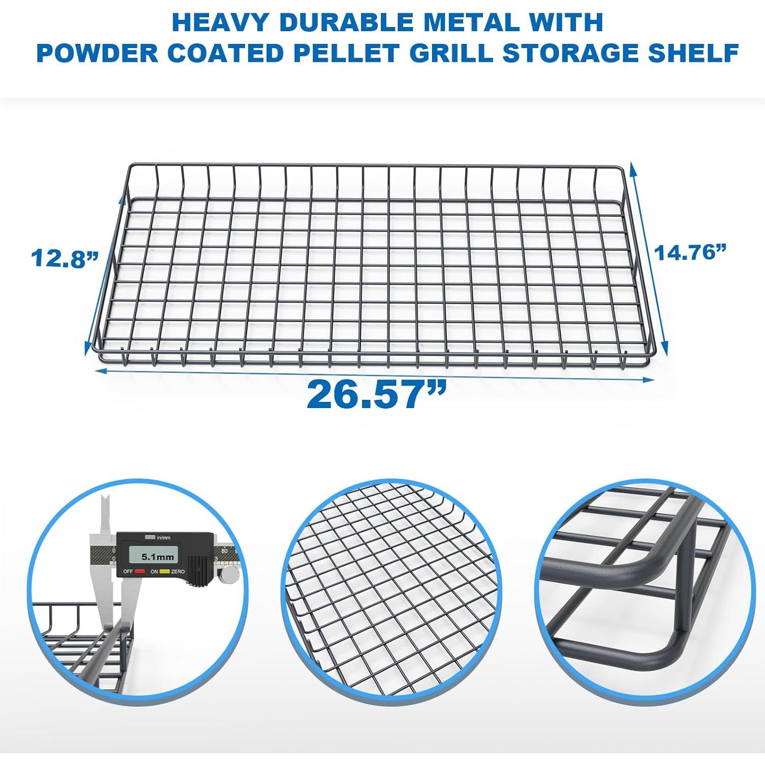Estante Inferior de Parrilla Traeger Pro Series 22/575 - Metal Duradero