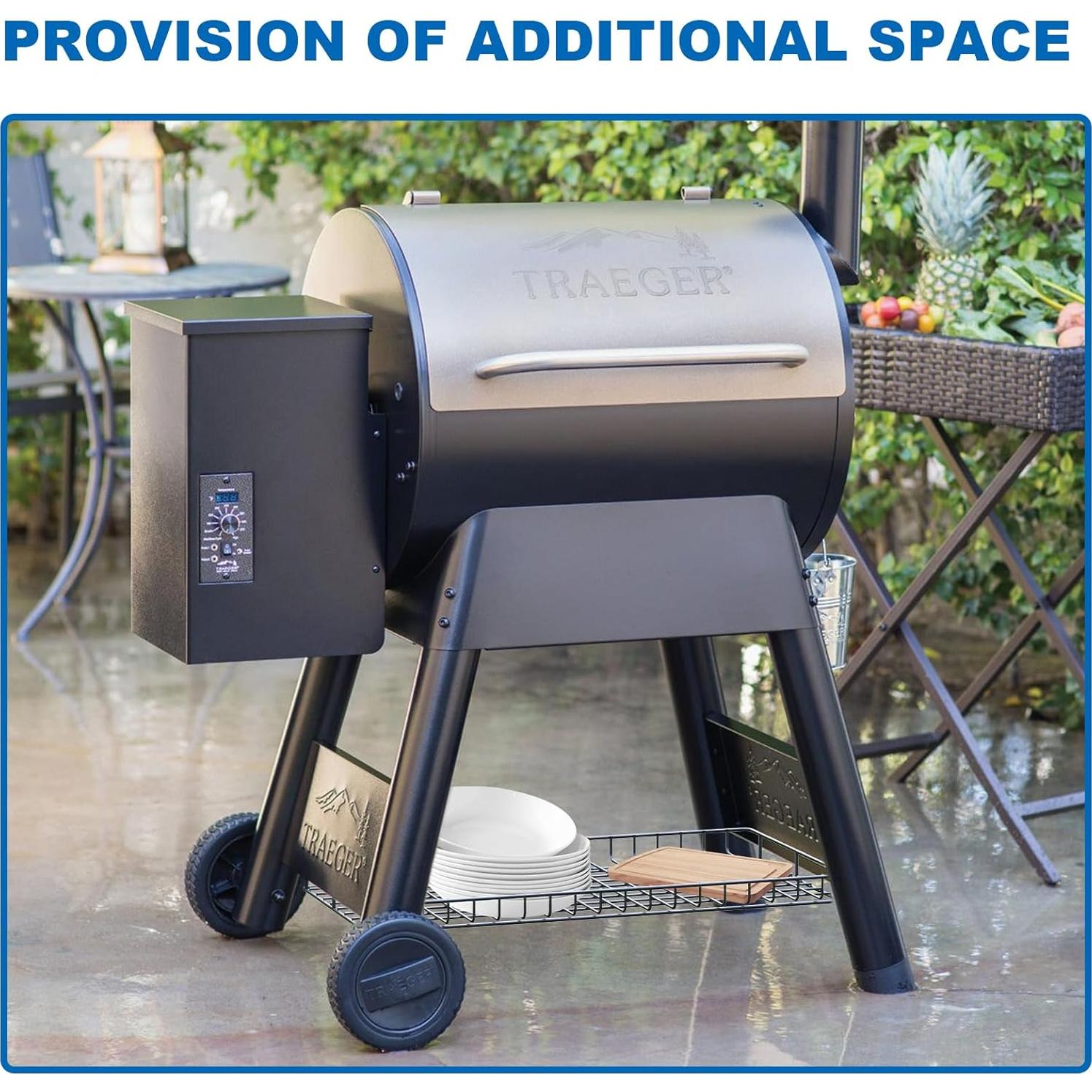 Estante Inferior de Parrilla Traeger Pro Series 22/575 - Metal Duradero