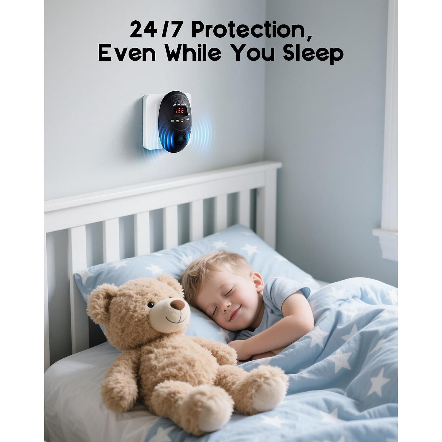 Detector de Monóxido de Carbono y Gas Natural Vilfet KH218A