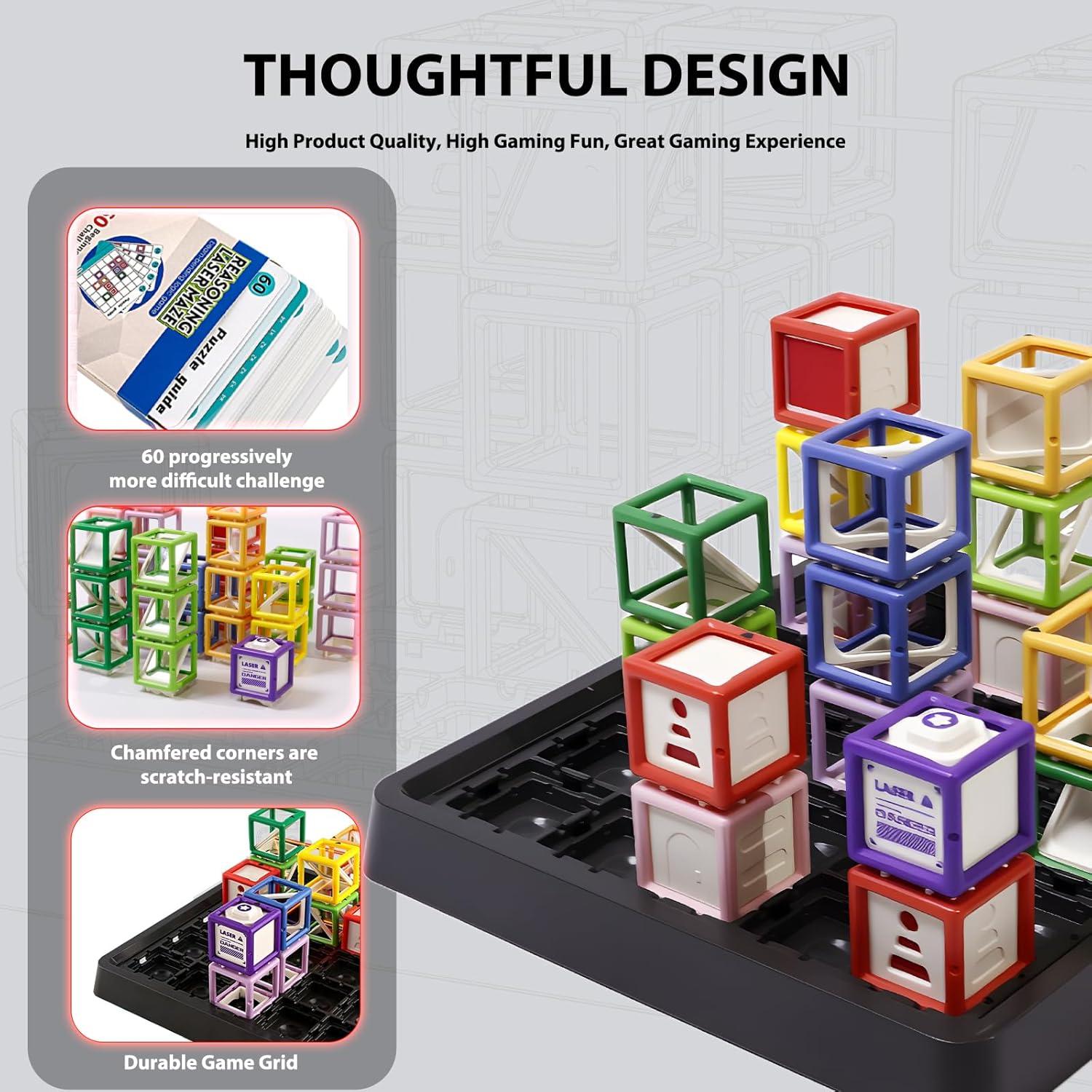 Juego de Razonamiento Laser Maze AiDolls - 60 Desafíos STEM