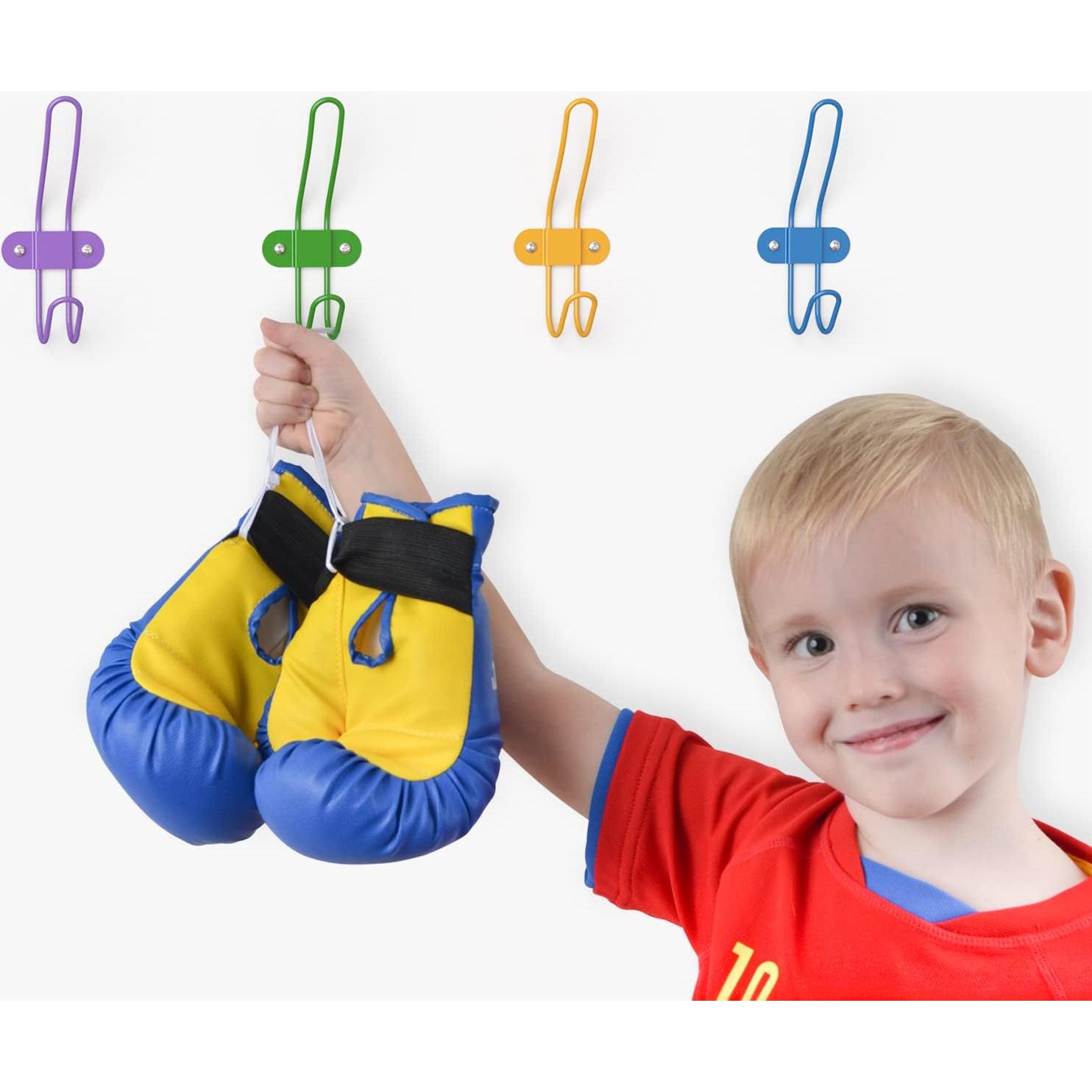 Ganchos de abrigo para niños Tibres - Juego de 5 coloridos