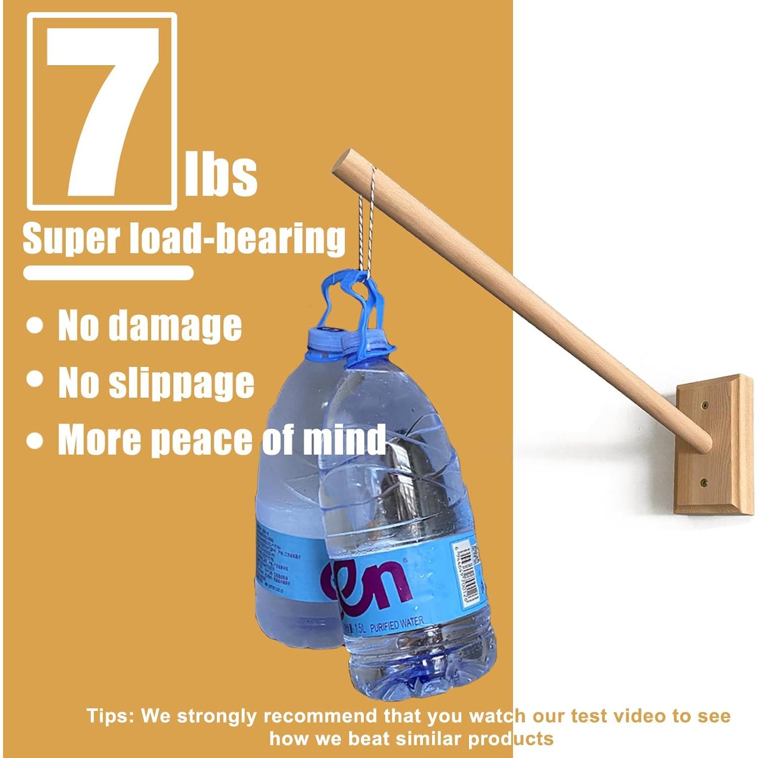 Brazo de Móvil de Cuna Tuiiopoli Madera Natural Soporte Pared