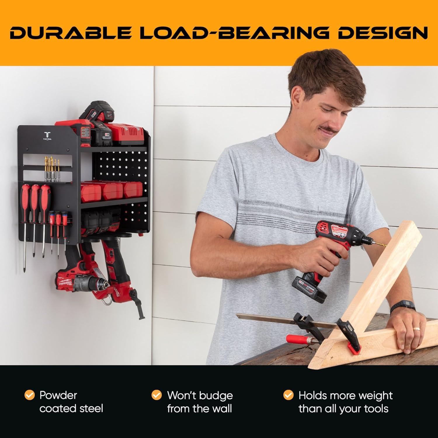 Organizador de Herramientas Eléctricas Tidy Tool Shop Negro