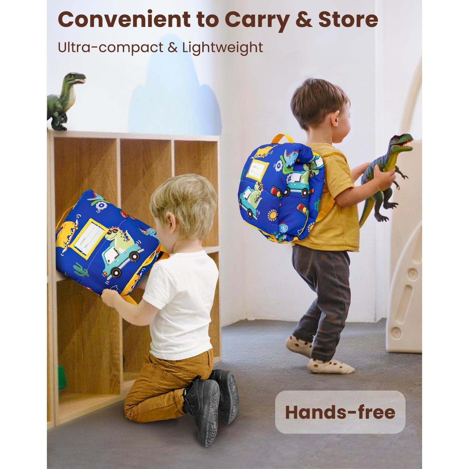 Manta de Siesta PRIMLECT con Almohada Desmontable 140x56cm