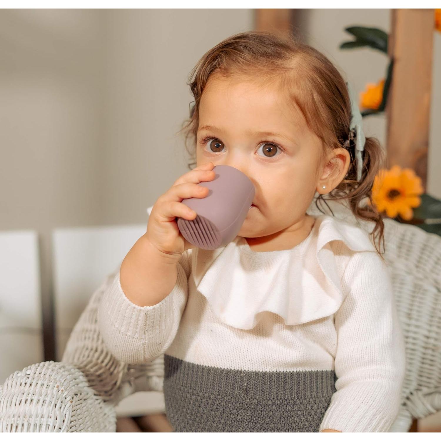 Tazas de Silicona para Destete Bebé BraveJusticeKidsCo. 2 Unidades