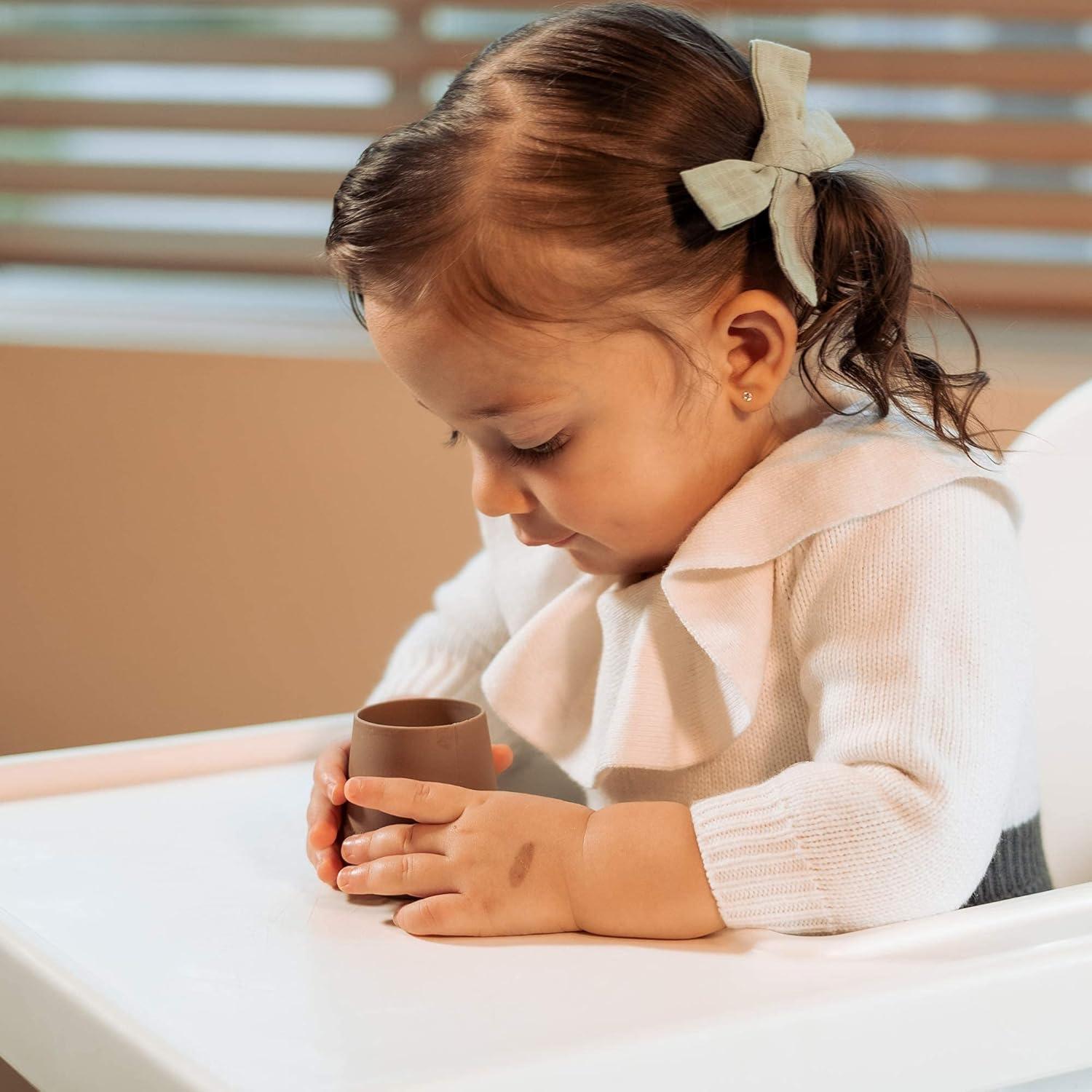 Tazas de Silicona para Destete Bebé BraveJusticeKidsCo. 2 Unidades