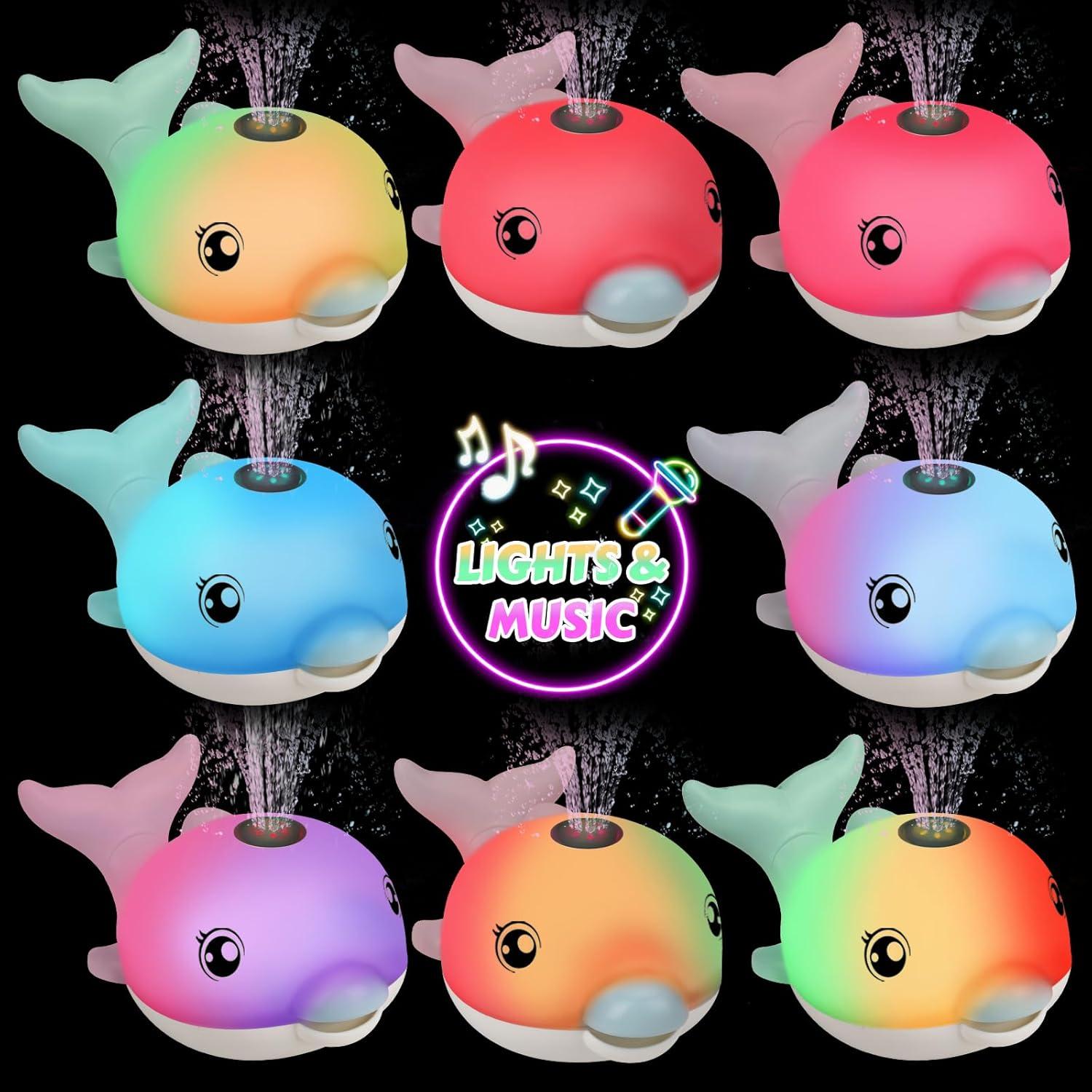 Juguete de Baño Delfín Musical TOHIBEE Azul Recargable