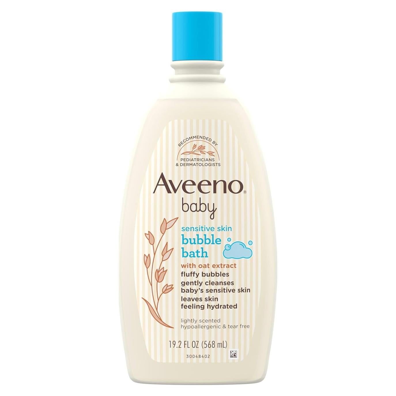 Baño de Burbujas Aveeno Baby 567 ml Piel Sensible Hipoalergénico