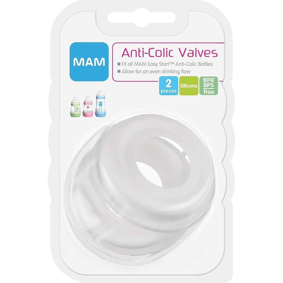 Reemplazo Válvula Anticólicos MAM Easy Start - Paquete de 2