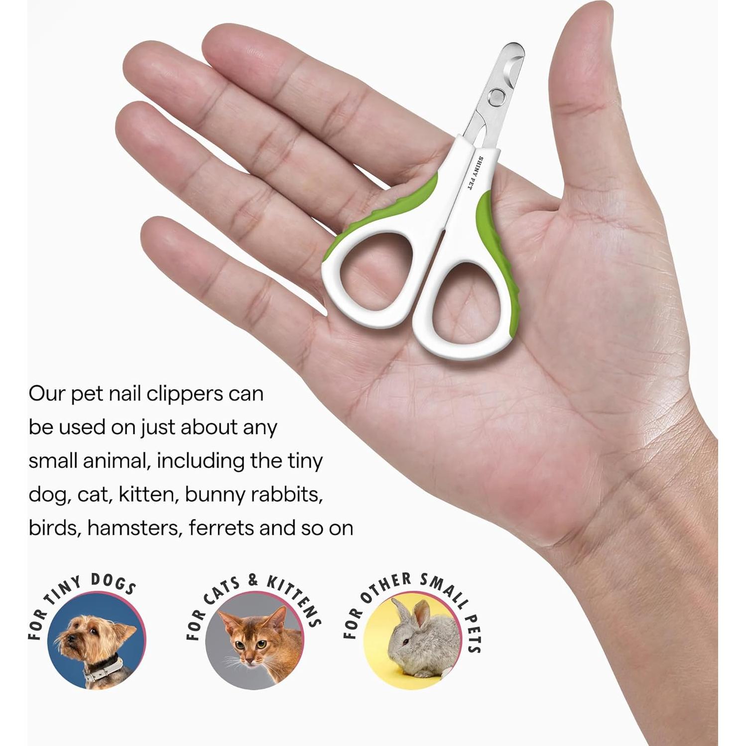 Cortador de Uñas para Mascotas SHINY PET - Acero Inoxidable