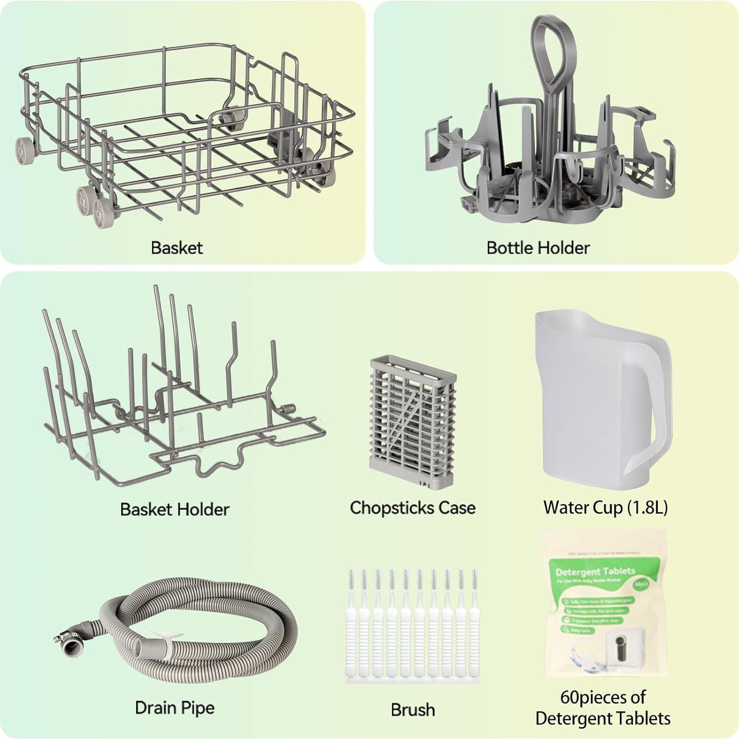 Lavadora de Biberones IAGREEA 3.2L con Secado y Esterilización