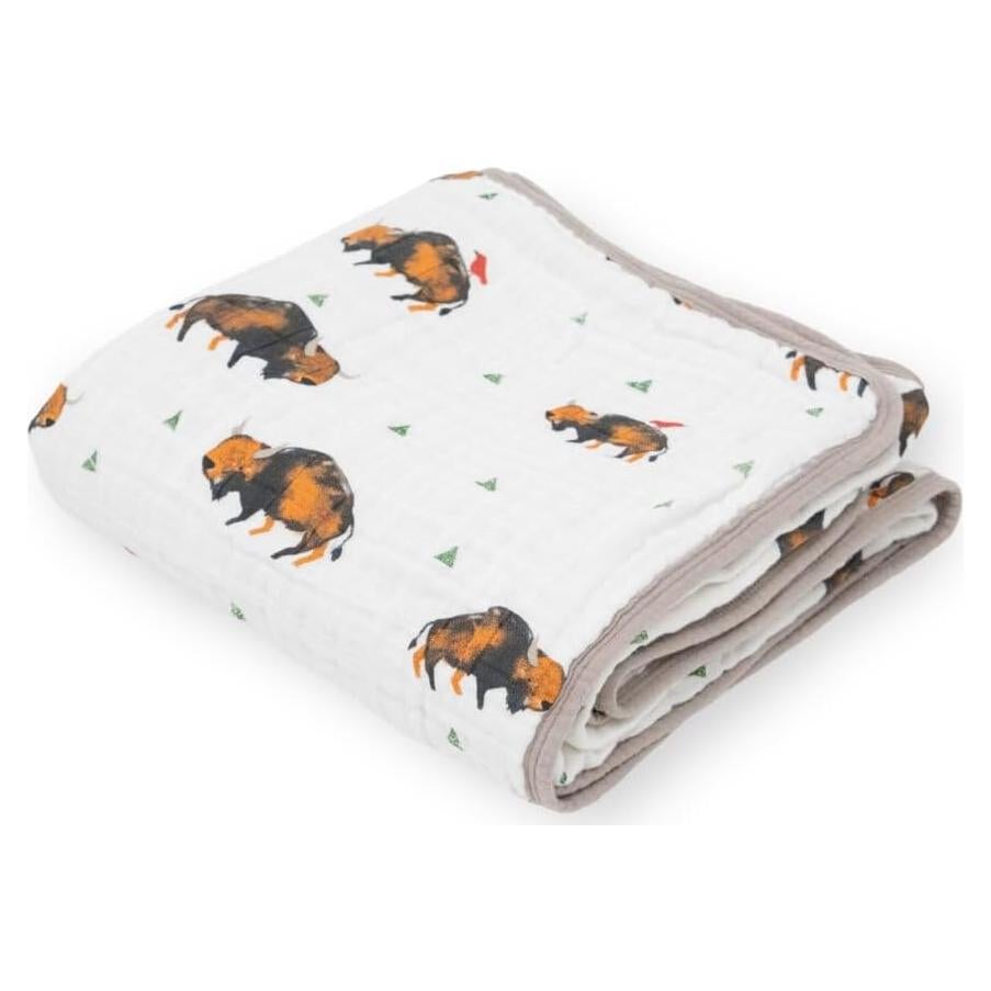 Edredón de Muselina de Algodón Pequeño Unicornio Bisonte