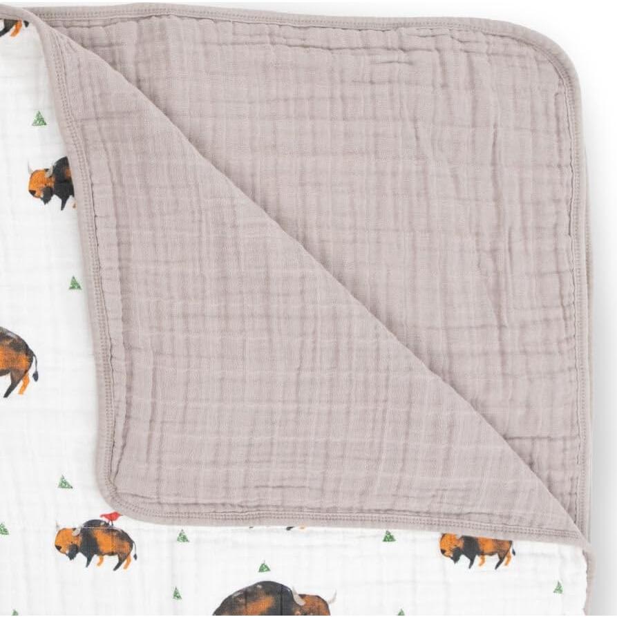 Edredón de Muselina de Algodón Pequeño Unicornio Bisonte