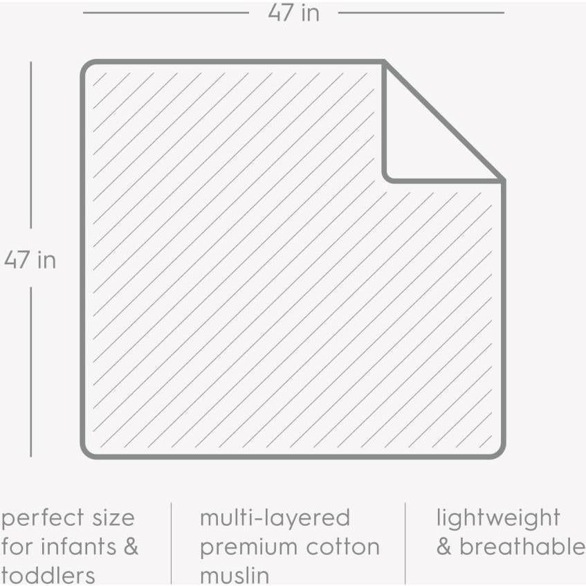 Edredón de Muselina de Algodón Pequeño Unicornio Bisonte